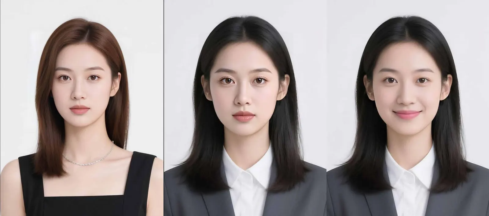 女性人像换脸对比